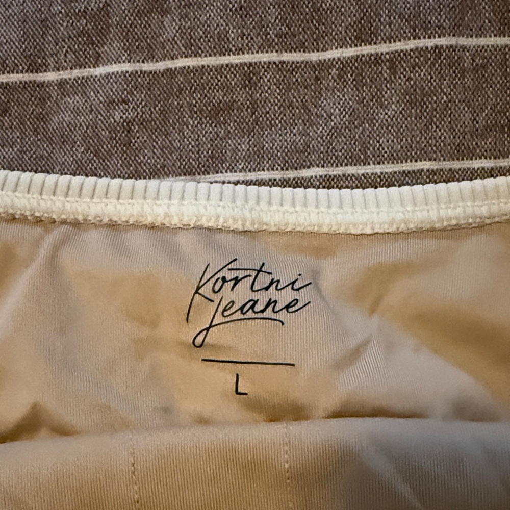 Kortni Jeane Cream Bikini Top - Picture 2 of 2